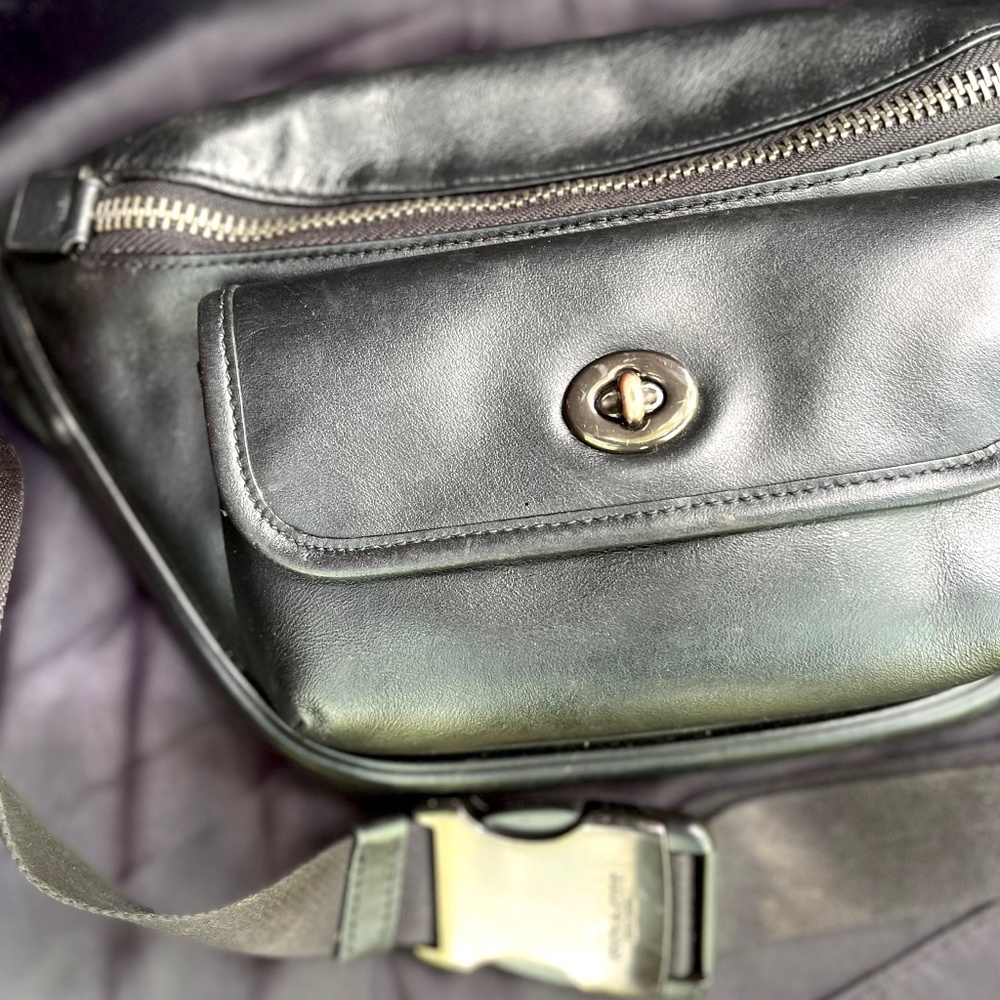 Coach men’s leather fannypack